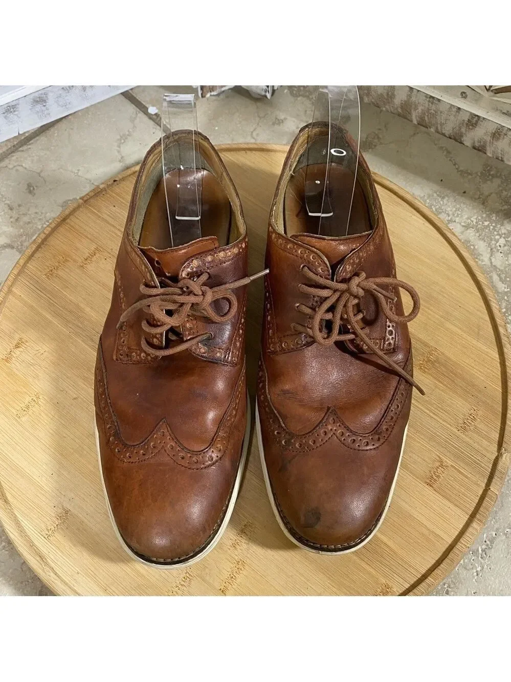 Cole Haan Lunarlon Men’s Original Wingtip Oxford Lunargrand 9M Leather